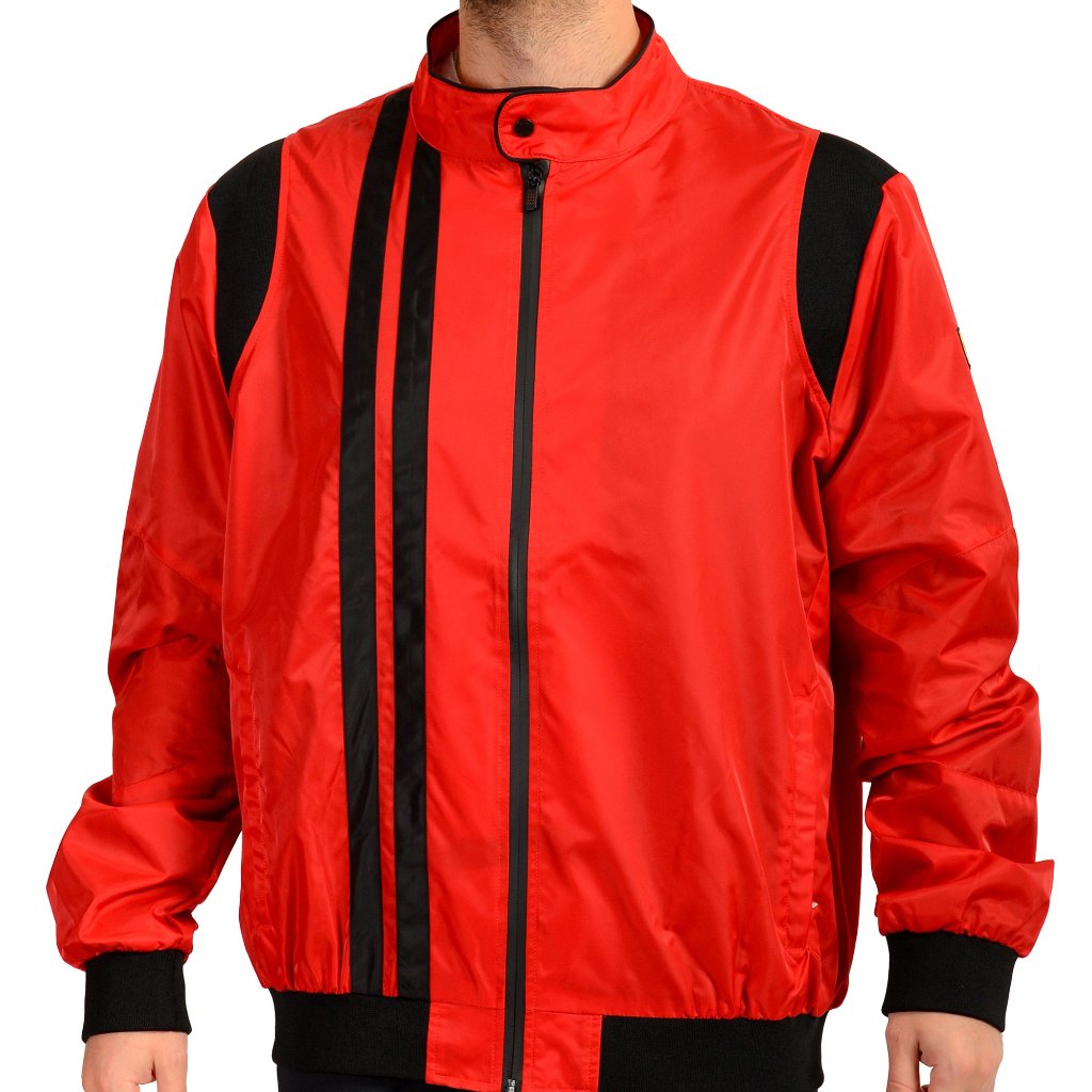 Scuderia Ferrari Men's "Shoulder Fit" Red Windbreaker Bomber Jacket Us 3xl It 58